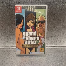 Grand Theft Auto Trilogy Case Only NO GAME Nintendo Switch Definitive GTA The