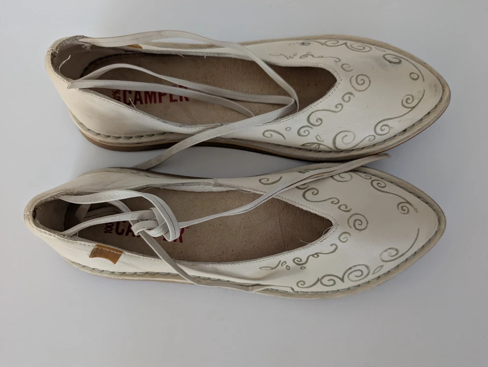 Camper Lab Women's Beige Sandals Size 39 Shoes Slides - Image 4 of 4