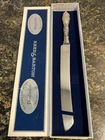 Sterling 925 Wedding Cake Knife Reed and Barton Love Disarmed 12 1/2"