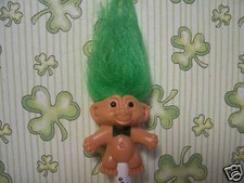 Rare LEPRECHAUN PENCIL SAYING "100 IRISH" - Russ Troll Doll - NEW STORE STOCK