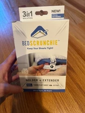 Bed Scrunchie Sheet Holder Extender Straps with Clips, Fits All Mattresses