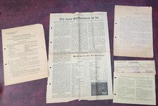 WWII WW2 German military documents same man Peter Blum w HH party slogan 1940/42