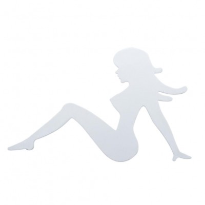 6 1/2'' x 9'' Sitting Lady Cutout - Facing Left