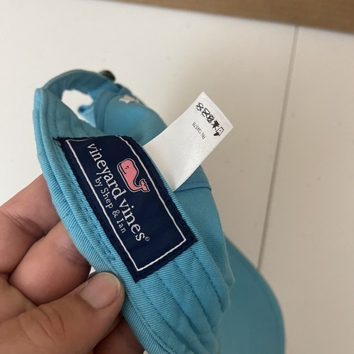 Vineyard Vines Strapback Cap Hat Mesh Adult Adjustable Light Blue - Picture 6 of 8