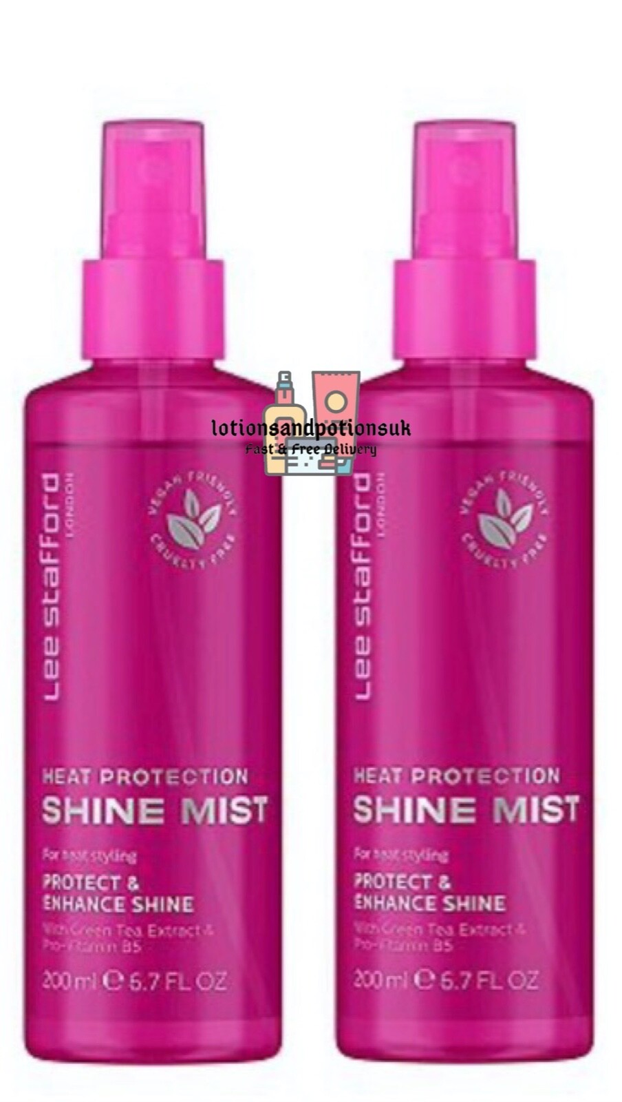 Lee Stafford Original Heat Protection Shine Mist for Straighter Hair 200ml - Image 2