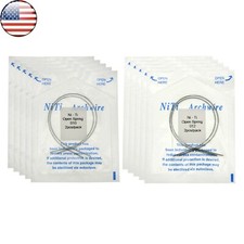 10 Pcs Dental Orthodontic NiTi 0.012/0.010 180 mm Open Coil Spring Medium Force