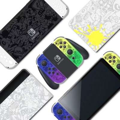 Splatoon 3 Nintendo Switch NS Joy-Con Dock PVC Skin Decal Theme