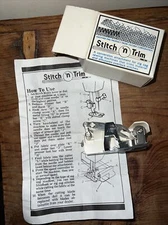 Tacony Stitch 'n Trim - Zig-Zag Machine Attachment for Overlock Stitches - VTG