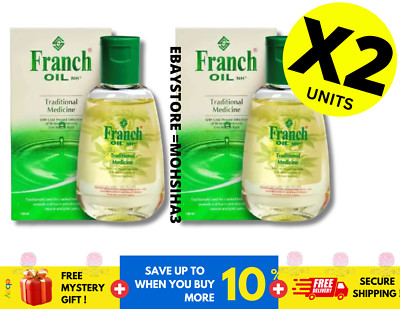 Franch Oil Bottles Traditional Medicine Burns Wounds Mosquito Bites  120ml  X 2