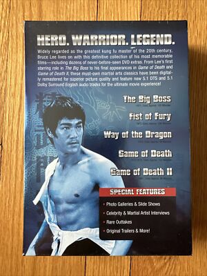 The Bruce Lee Ultimate Collection 5-Disc DVD Set 2005 BRAND NEW