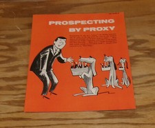 Original 1958 Ford Prospecting By Proxy Dealer Sales Training Brochure 58
