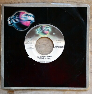 45t The Pointer Sisters - Slow Hand USA - 7'' - 1981