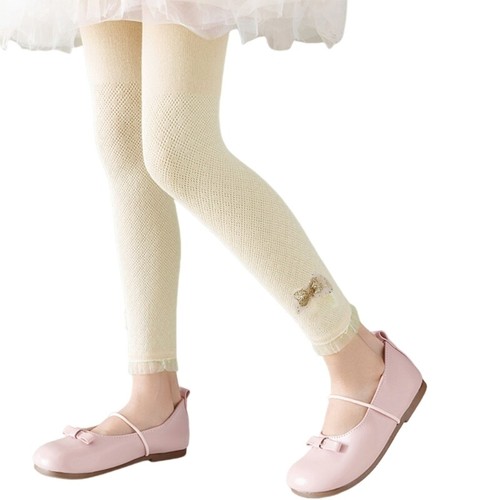 Elastic Baby Pantyhose Girls Thin Tights Cotton Toddlers Soft Casual Long Pants - Picture 13 of 28