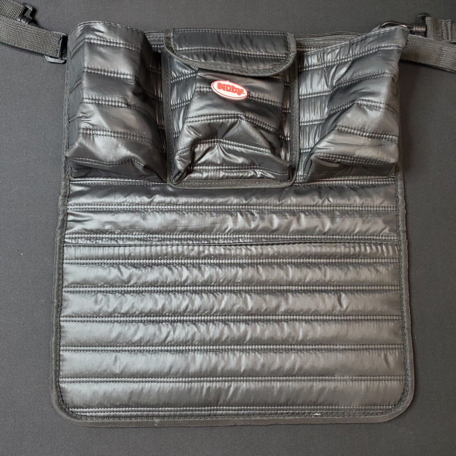 Nuby Stroller Organizer Bag Quilted Black 5 Pocket 16