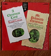 A Christmas Carol / Mr. Pickwick's Christmas LP MCA DL734684  In Shrinkwrap  VG+