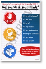 Did You Just Wash Your Hands - NEW Health Public Safety Prevention POSTER