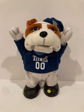 Gemmy Tennessee Titans  Dancing Animated Music NFL Bulldog Plush Works