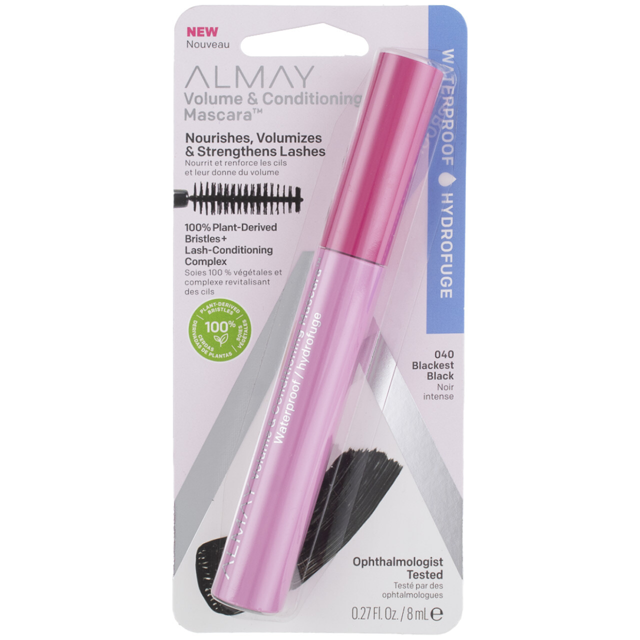 3 Pack Almay Volume And Conditioning Volume & Conditioning Mascara, Blackest ...