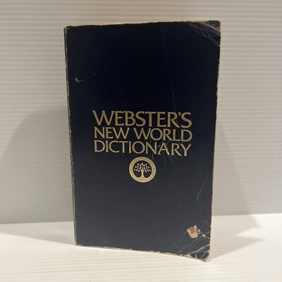 Websters New World Dictionary - Compact School Edition - Vintage Paperback 1977