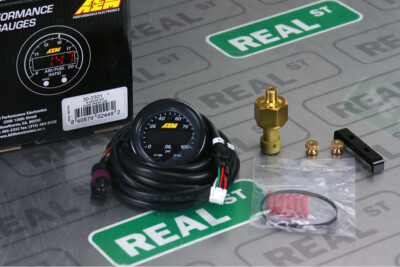 AEM X Series Oil Fuel Pressure Gauge 0-100 psi Black/Black 30-0301