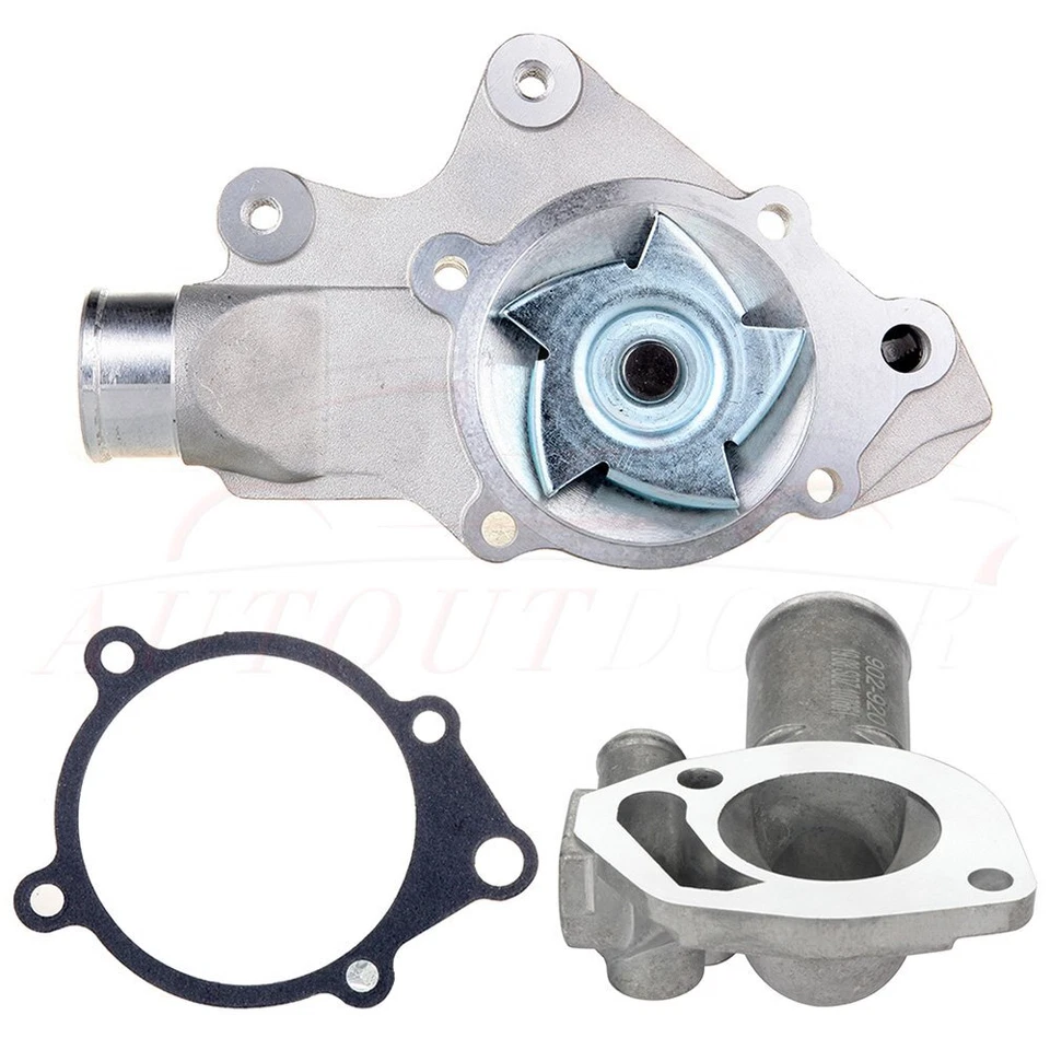 Water Pump Thermostat For Jeep Cherokee 1991-2001 Jeep Comanche 1991-1992 4.0L Foto 4 de 4