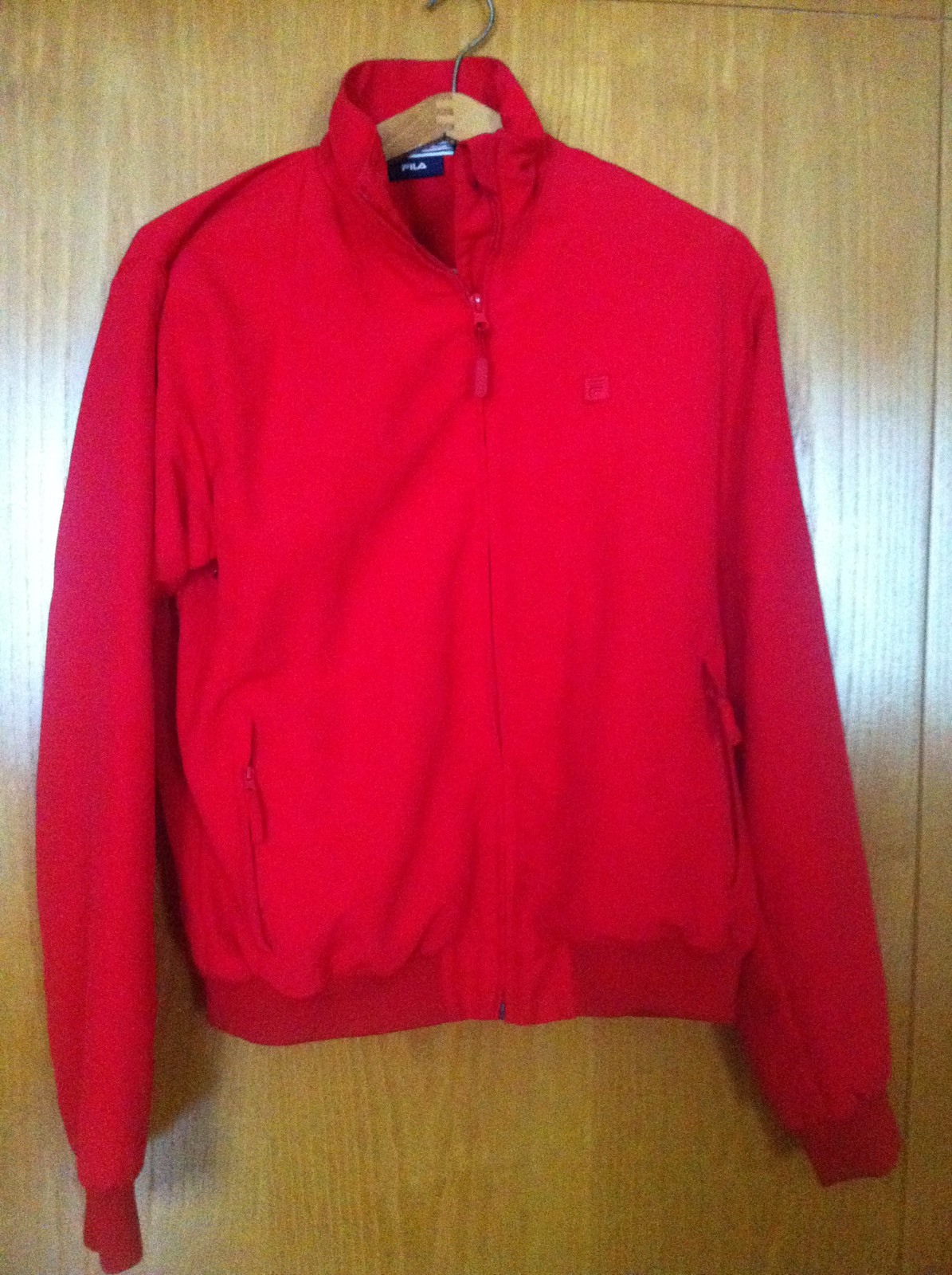 FILA Giacca Giubbotto Leggero Primavera con cerniera Taglia L.