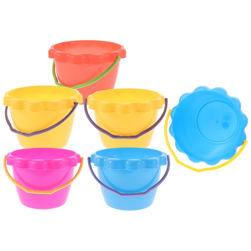 6 Pcs Strandeimer Baby Wassereimer-Spielzeug Spielzeugeimer Für Den - Bild 7 von 12