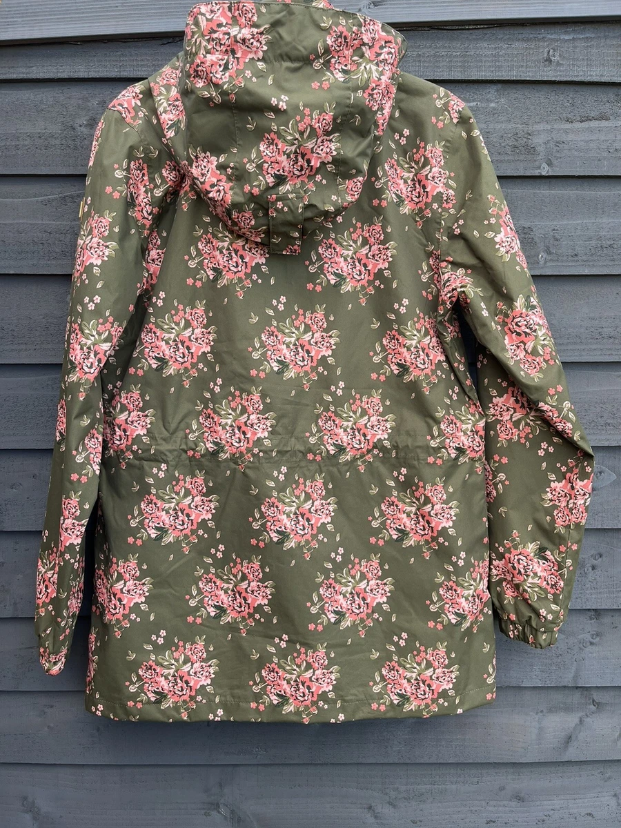 Women s Regatta Pedrina Green Floral Waterproof Coat Jacket Size 12