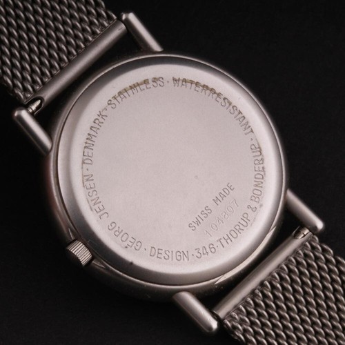 Georg Jensen Womens Watch # 346. Quartz. Steel. Thorup & Bonderup. DENMARK - Picture 6 of 6