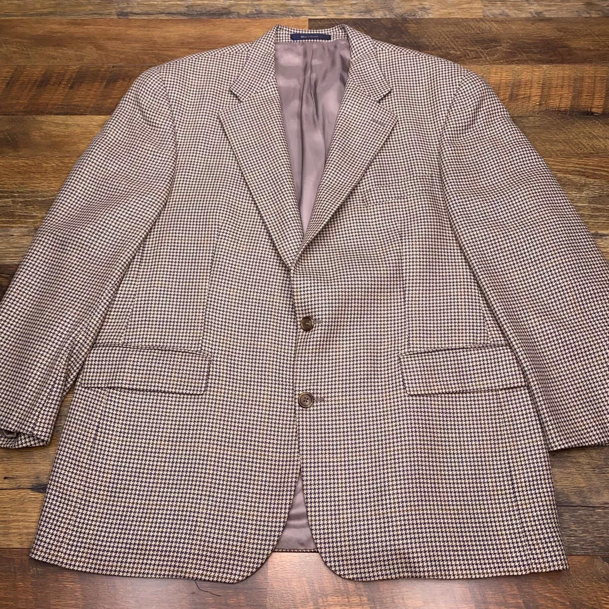 Chaps houndstooth sport best sale coat
