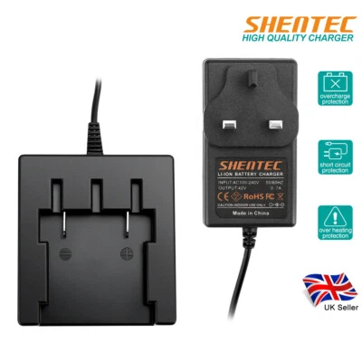 SHENTEC Li-ion Charger for GreenWorks 40V Battery 29472 29282 24252 29462 29302 2601102
