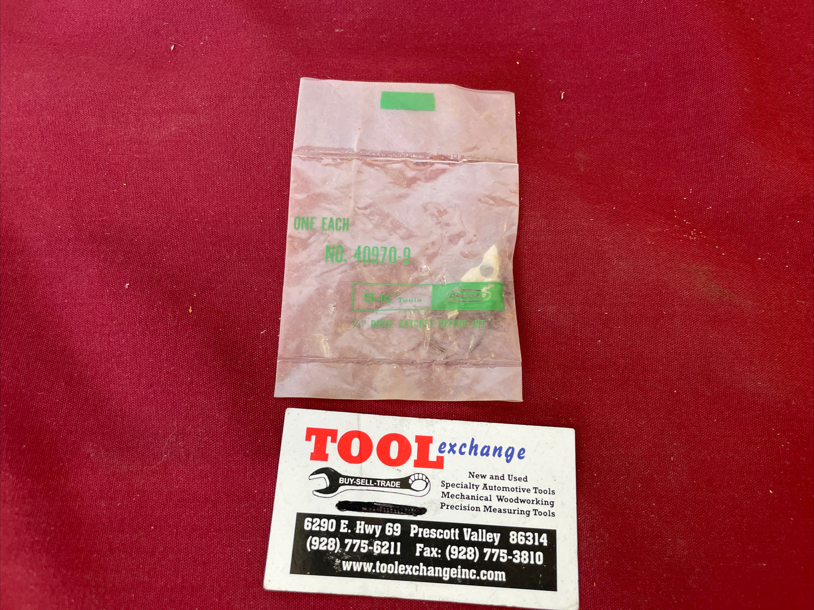 SK Hand Tools 409709 Ratchet Repair Kit 1/4" Drive For 40970 1 49270