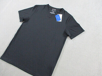 Porter & Ash Shirt Mens Small Black Performance V Neck Porter & Ash Shirt Mens Small Black Performance V Neck