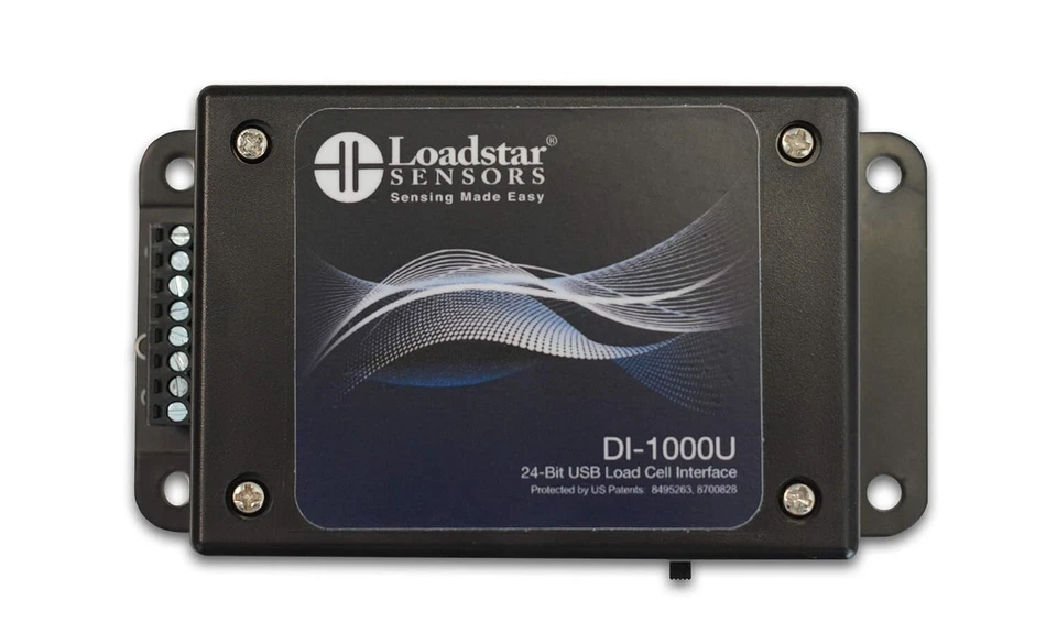 Loadstar Sensors DI-1000U 24-Bit USB Load Cell Interface 4 or 6 wire - Used - Image 2 of 4