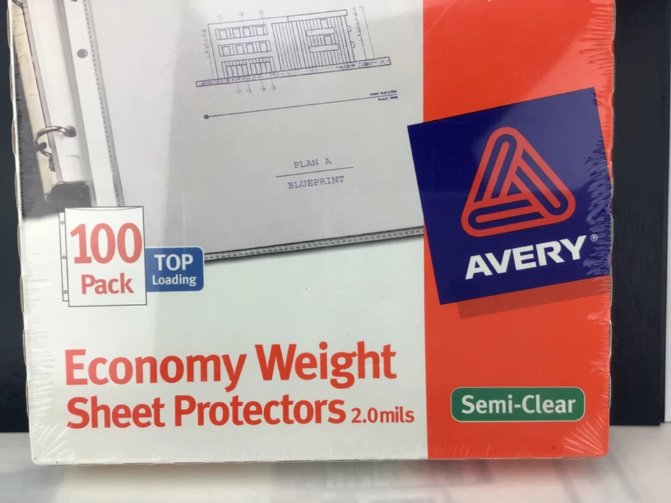 AVERY ECONOMY WEIGHT SHEET PROTECTORS - Image 2 of 4