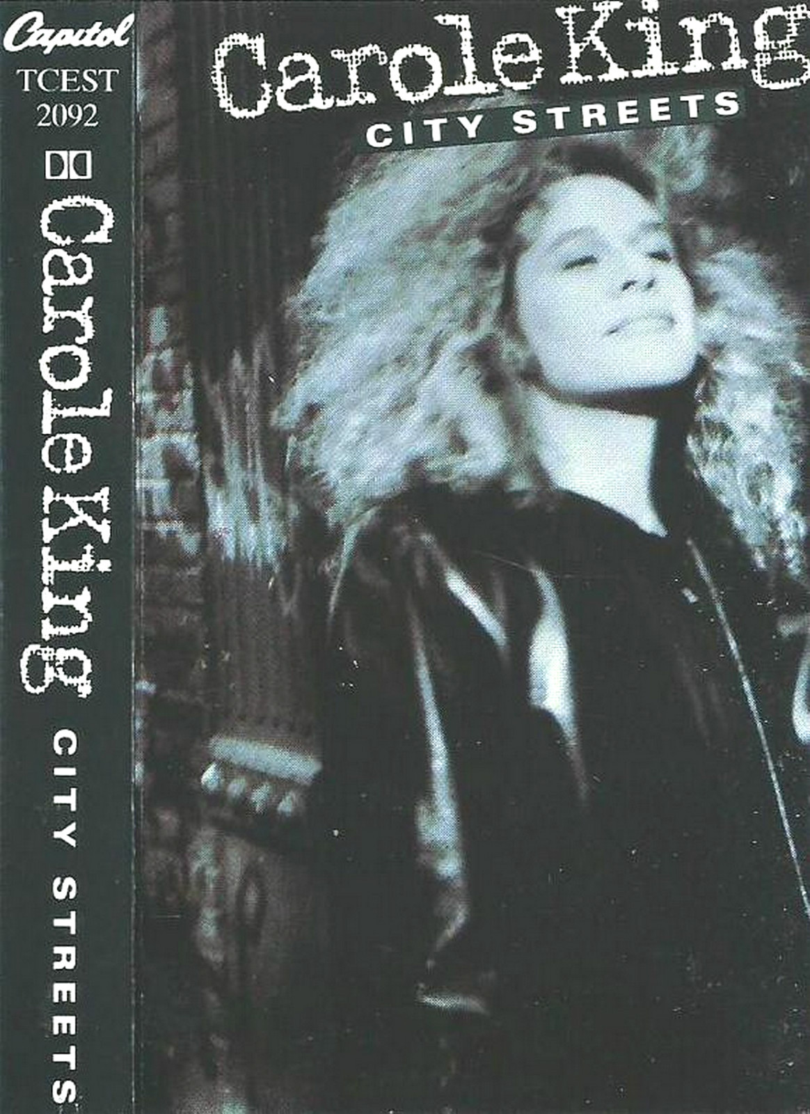 CAROLE KING CITY STREETS CASSETTE ALBUM Folk Rock Soft Rock  Pop Rock CAPITOL UK
