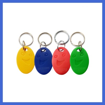 100pcs EM 4100/4102 Keychains 125Khz RFID Proximity ID Card /Tags /Keyfobs