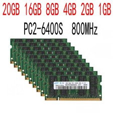 20 GB 16 GB 8 GB 4 GB 2 GB PC2-6400S DDR2-800 Mhz notebook memoria 200 pin RAM LOTTO UK