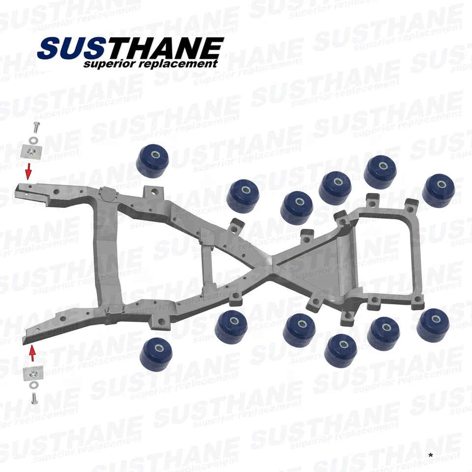 Kit de buje de polietileno de montaje en carrocería para Chevy Impala Bel Air Biscayne convertibles 59-64 Foto 2 de 4