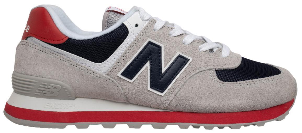 New Balance 574 Classic Grey Red for Sale | Authenticity