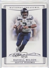 2018 Panini National Treasures Purple 19/50 Russell Wilson #86 00ol