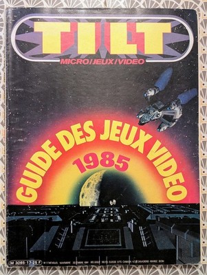 SEHR SELTEN - Vintage Retro Gaming: TILT Magazin Nr. 15 (Nov-Dez 1984)
