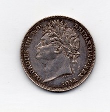 1821 Sixpence, George IV
