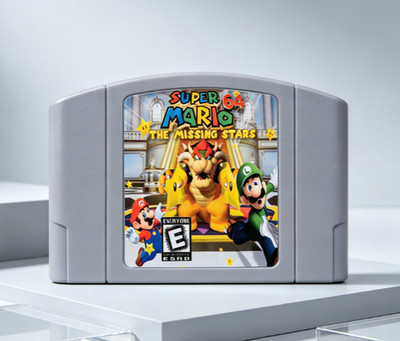 Super Mario 64 The Missing Stars For Nintendo 64 US Version Free shipping--