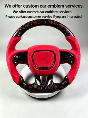 Forged Carbon fiber  Steering Wheel Fit Dodge Charger Hellcat Jeep SRT8 2015+
