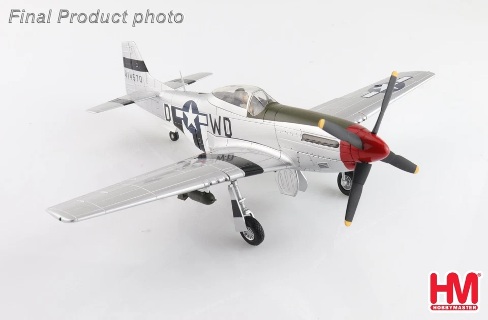 Hobby Master 1/72 HA7750 P-51D Mustang USAAF 335th FS, Thunder Bird, Ted Lines - Immagine 3 di 4