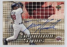 2004 Upper Deck Signature Stars Series 1 Gold 6/99 Torii Hunter #SS-TH Auto 0vf5
