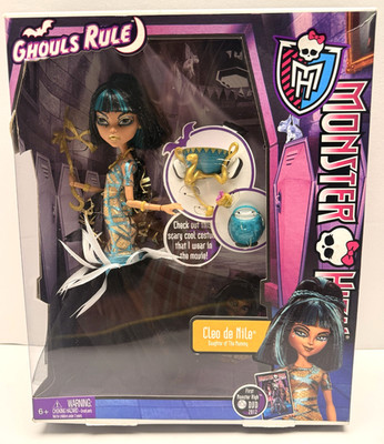 Monster High Ghouls Rule Cleo De Nile Doll 2012 G1 Boxed Complete Mattel X3718