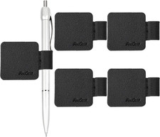  5 Pack Pen Loop Holder for Notebooks Journals Planners Tablet Case, Self Adhes