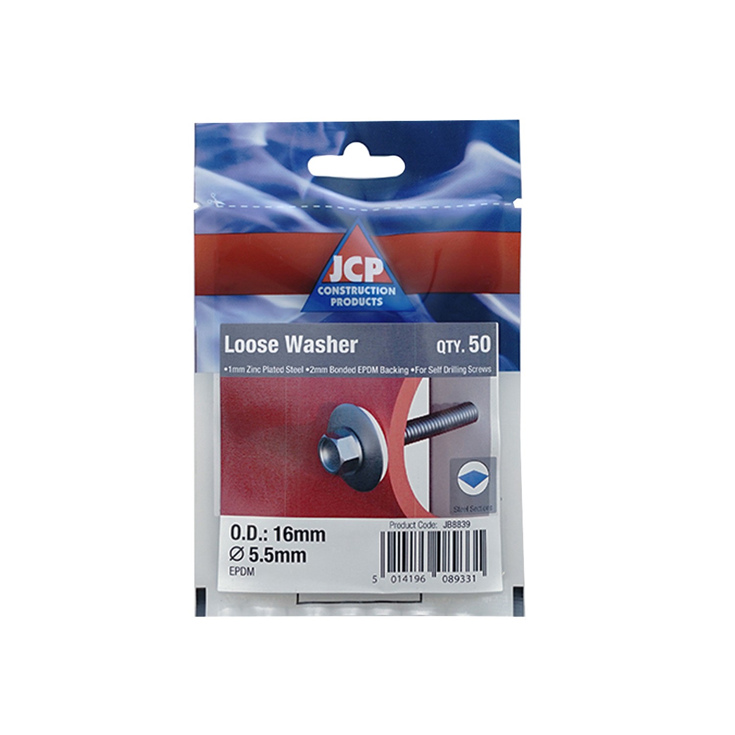Jcp Fixings Metalfix Loose Washers Bzp - 19mm - FJJBMFW19 - Box of 250